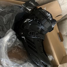 LIKU Black Professional Inline Skates Unisex