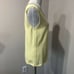 Escada Top Sweater Tank Thin Knit Sleeveless Yellow Wool Size 42, US size L
