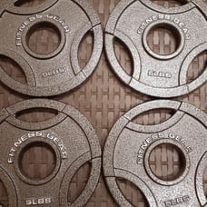 Set of 4 (5lb) Fitness Gear Olympic size