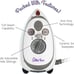 Mini Iron - Lightweight Mini Steam Iron with Ceramic Sole Base.