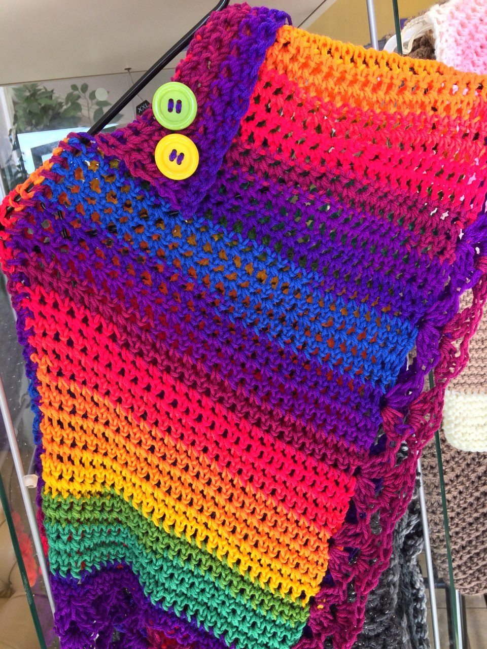 Colorful Poncho for kid