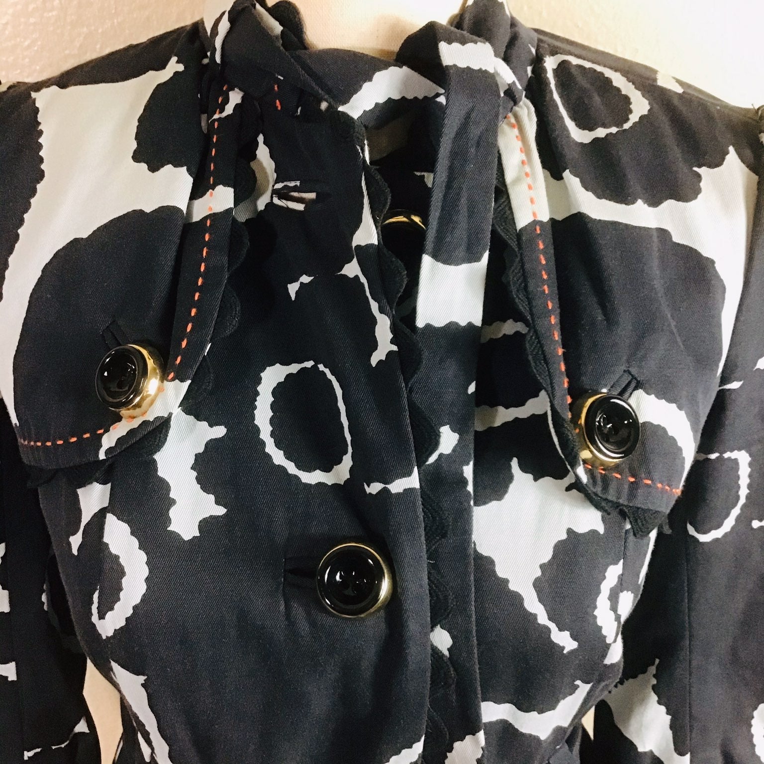 Anthropologie Leifsdottir Blk/gray Coat hotsell