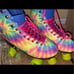 Catching Wind cosmic Tie Dye Roller Skates 9