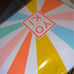 Catching Wind cosmic Tie Dye Roller Skates 9