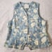 Rare★Burberry Gilet Vest Floral Pattern Japanese Pattern Burberrys