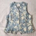 Rare★Burberry Gilet Vest Floral Pattern Japanese Pattern Burberrys
