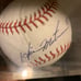 Signed baseball