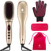 Hair Straightener Brush with Ionic Gener