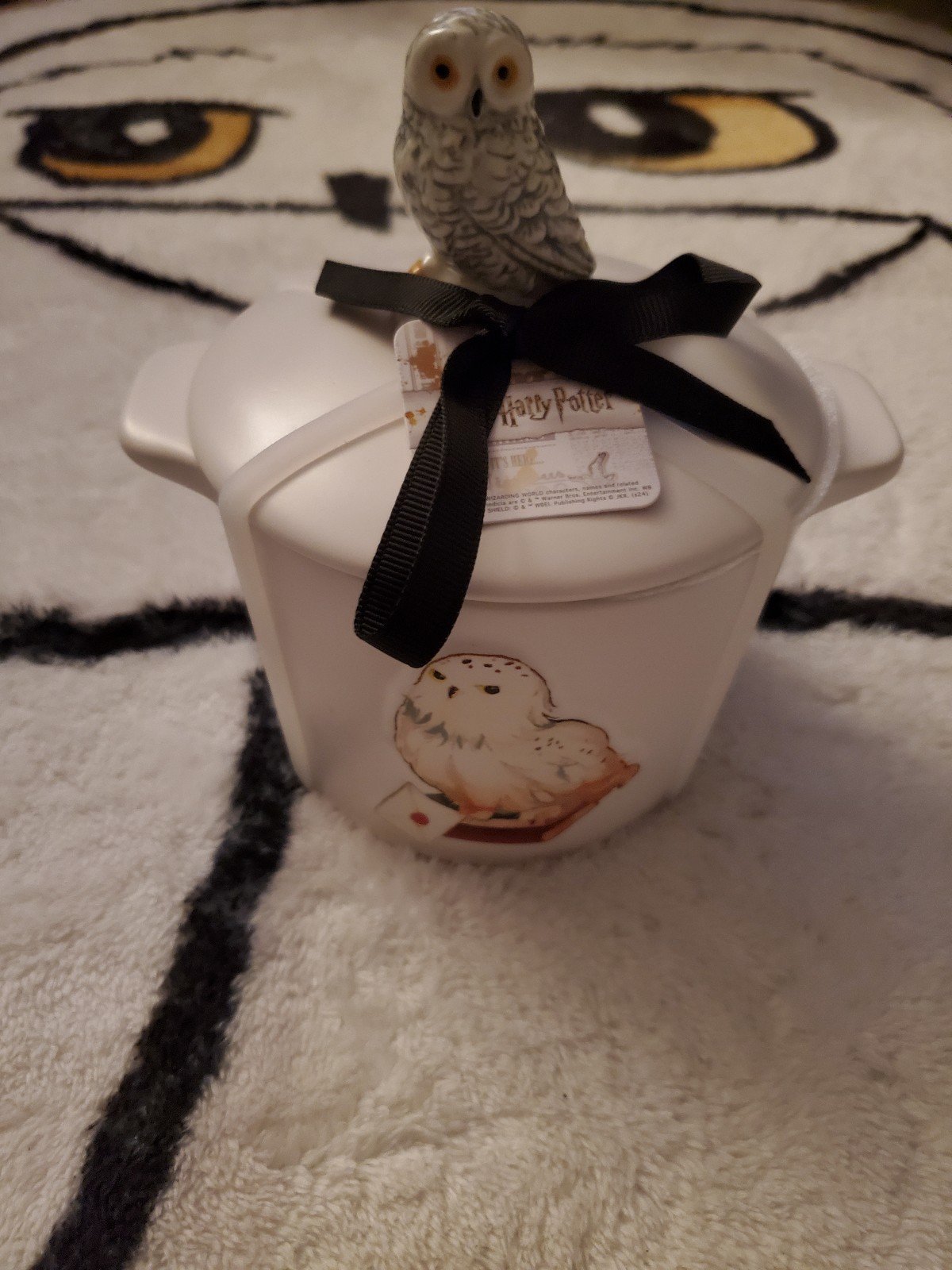 Rae Dunn x Harry Potter Hedwig Mini Baking Crock