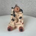 Vintage Native American Navajo Storyteller Figure Pottery Signed Nandi.