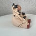 Vintage Native American Navajo Storyteller Figure Pottery Signed Nandi.