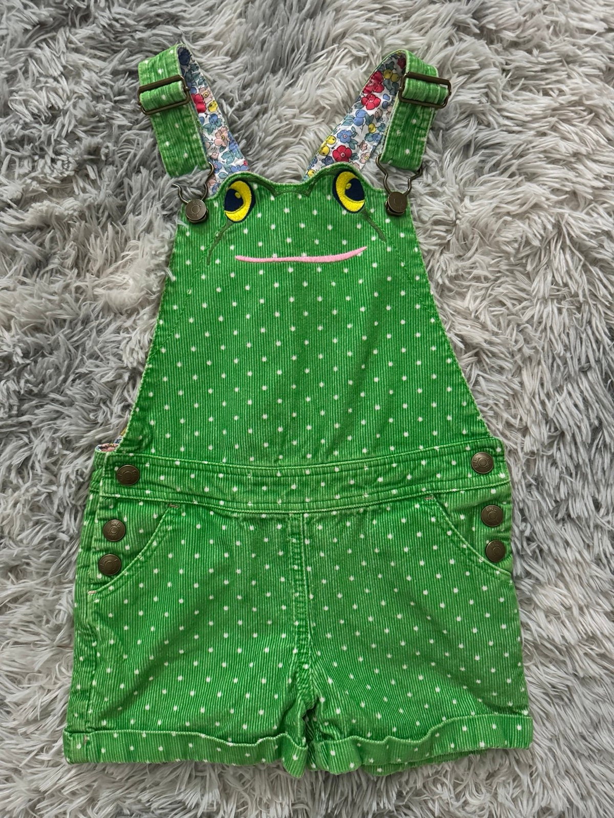 GUC Mini Boden Frog Dungarees Overalls - 6/7