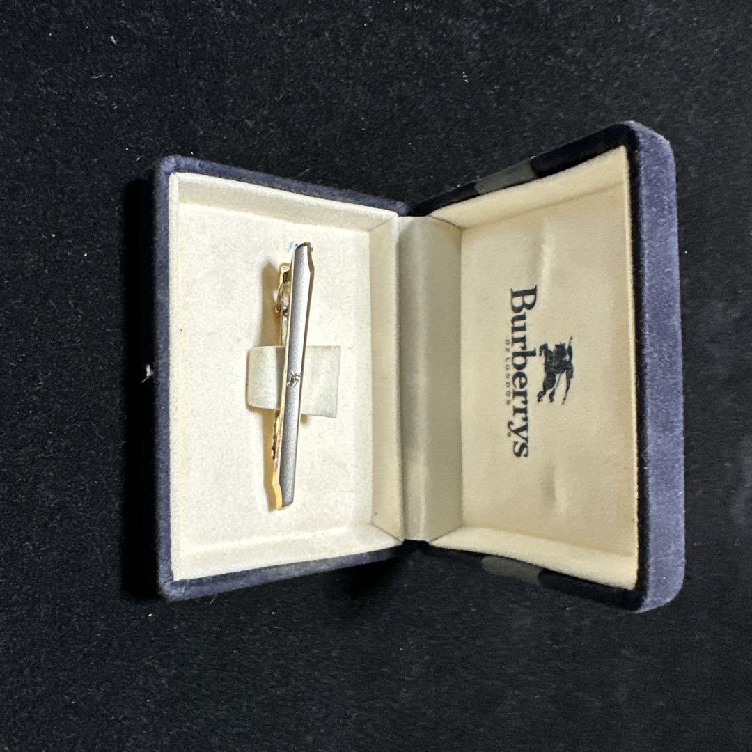 Burberry Tie Clip Silver/Gold