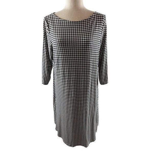 J. Jill Houndstooth Knee Length Dresses Mercari