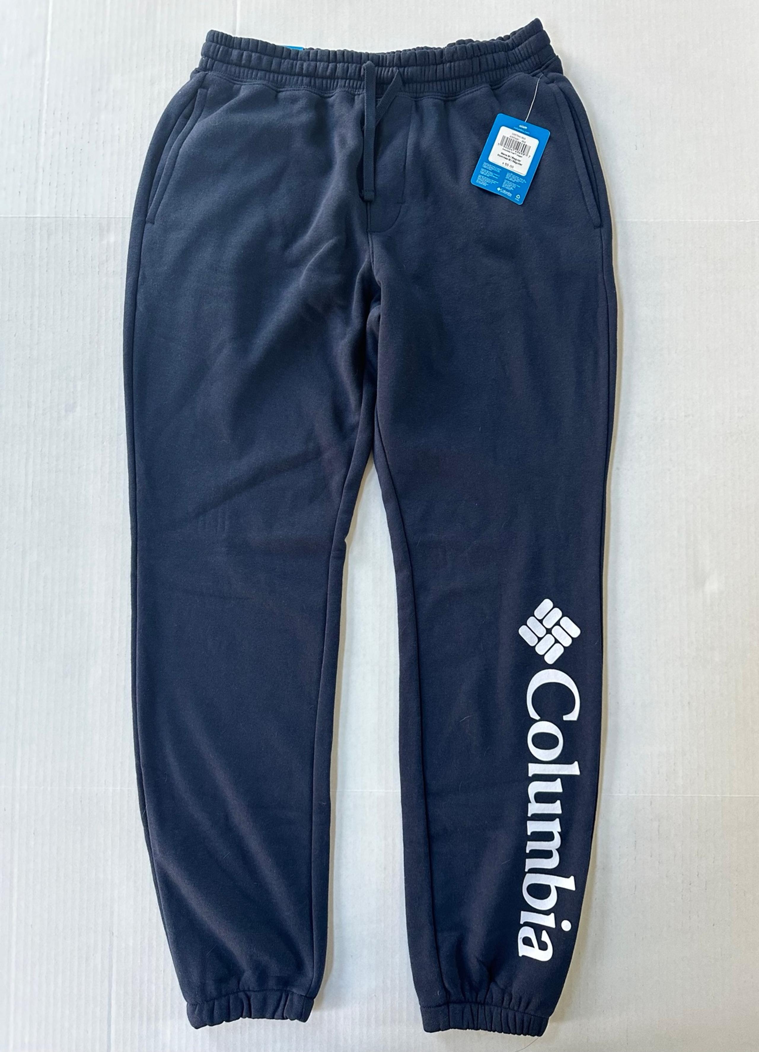 Men's Size Medium - Columbia Trek Joggers Regular Straight Navy Blue - New