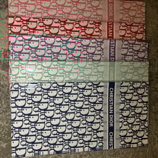 100 SHEETS/ 5 PACK OF DIOR WATERPROOF KOREAN FLORAL WRAPPING PAPER