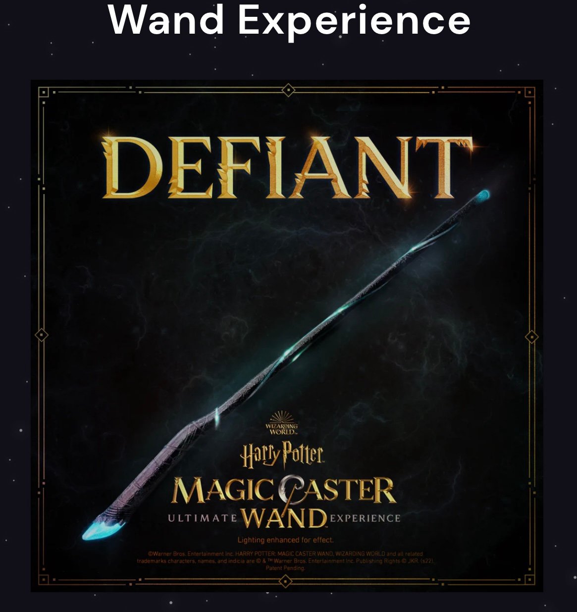 NWOT Harry Potter Caster Wand