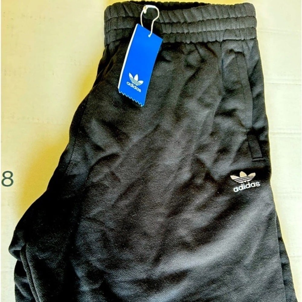 New Adidas Originals Men's Black Running Shorts Sz XL