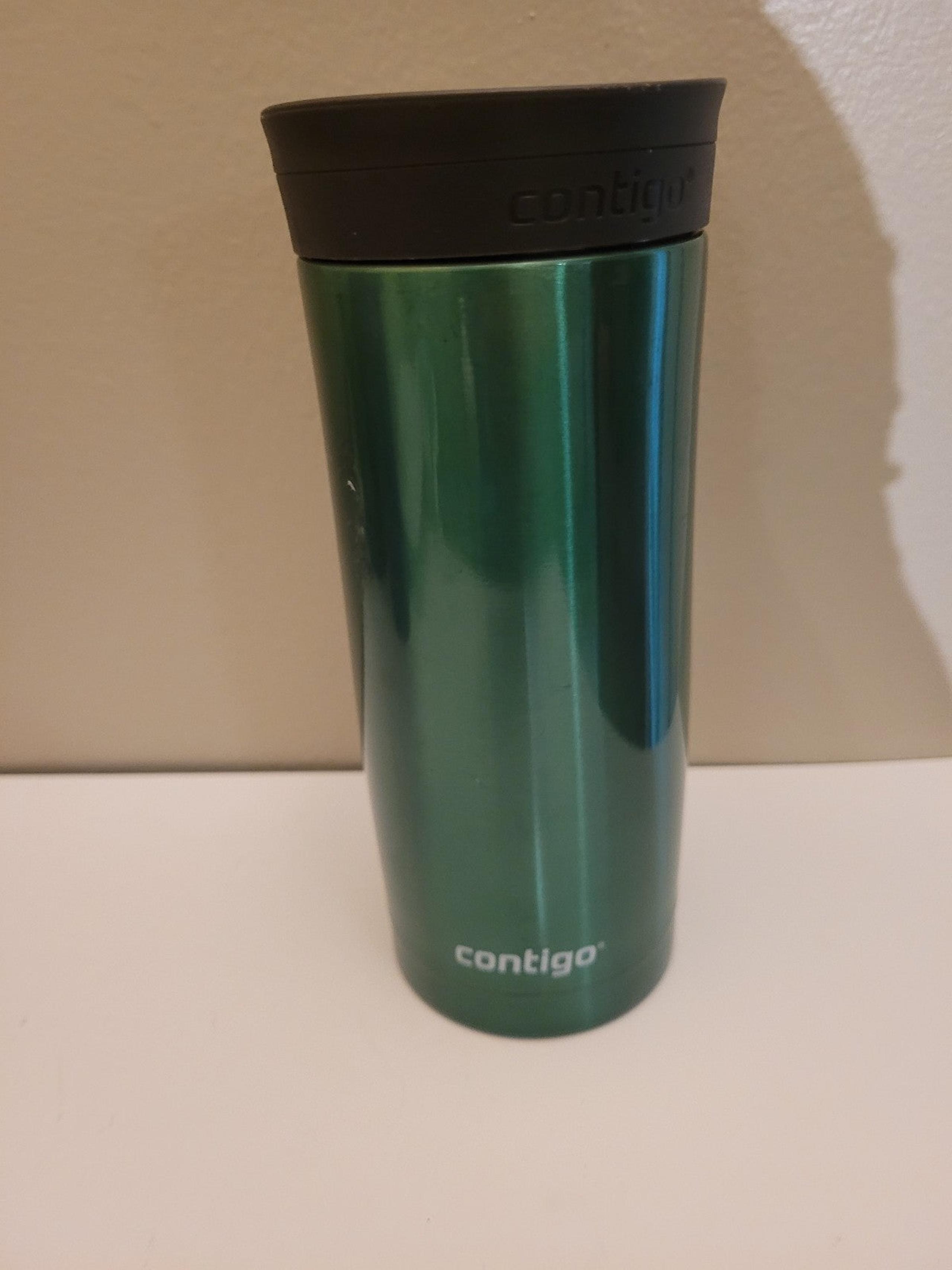Travel Mug Contigo 16oz  Stainless Steel Insulated Vacuum Jade Green