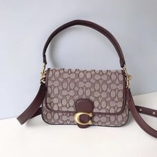Soft Tabby Shoulder Bag In Signature Jacquard