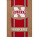 Nebraska Huskers 28 x 44 Burlap Banner Flag