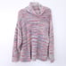 Peruvian Connection Pullover Sweater Large, Cotton, Chunky Rib Knit, Multicolor