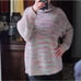 Peruvian Connection Pullover Sweater Large, Cotton, Chunky Rib Knit, Multicolor