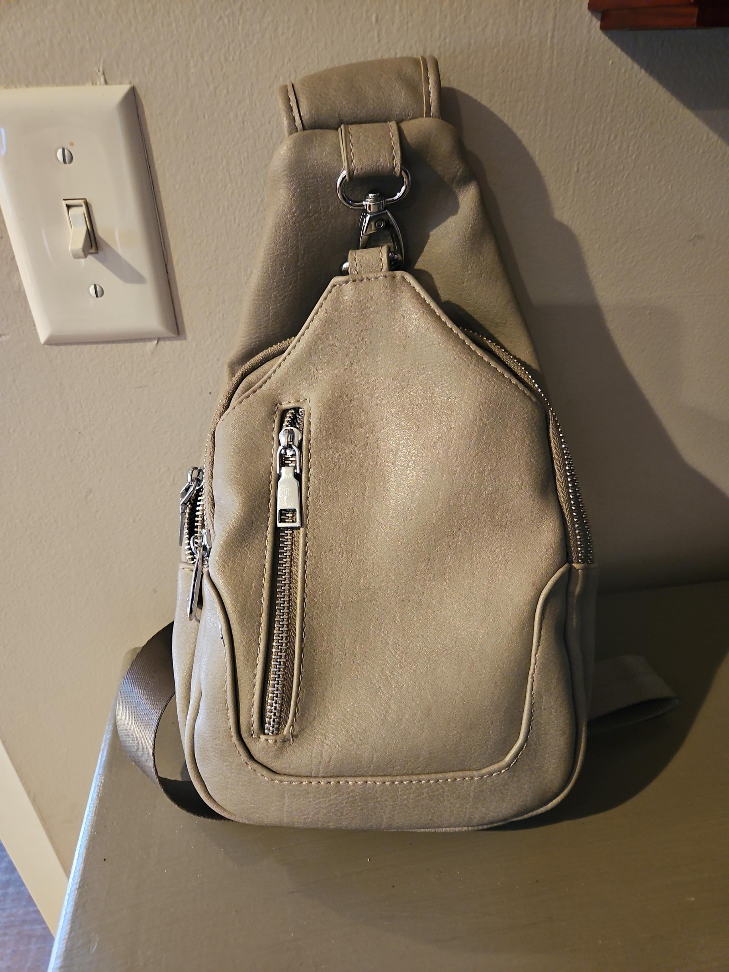 ANTIK KRAFT BEIGE SLING CROSSBODY BAG