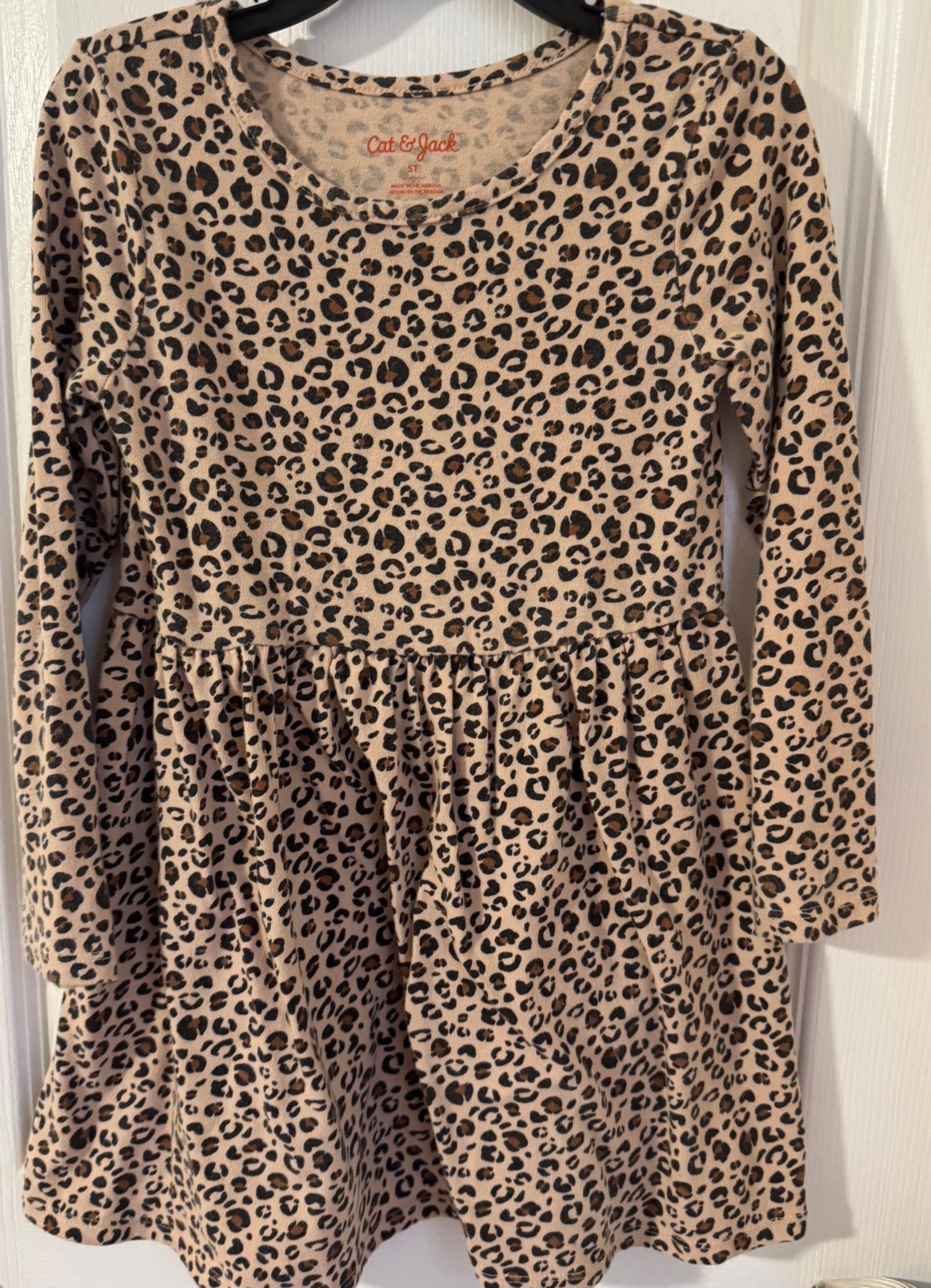 Cat & Jack cheetah print dress