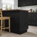 (2)x IKEA LERHYTTAN 15x41 3/4 black stained cover panel 603.559.22
