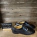 Mens Vito Rufolo Black Leather Cap Toe Brogue Oxford Dress Shoes Size 10.5 M