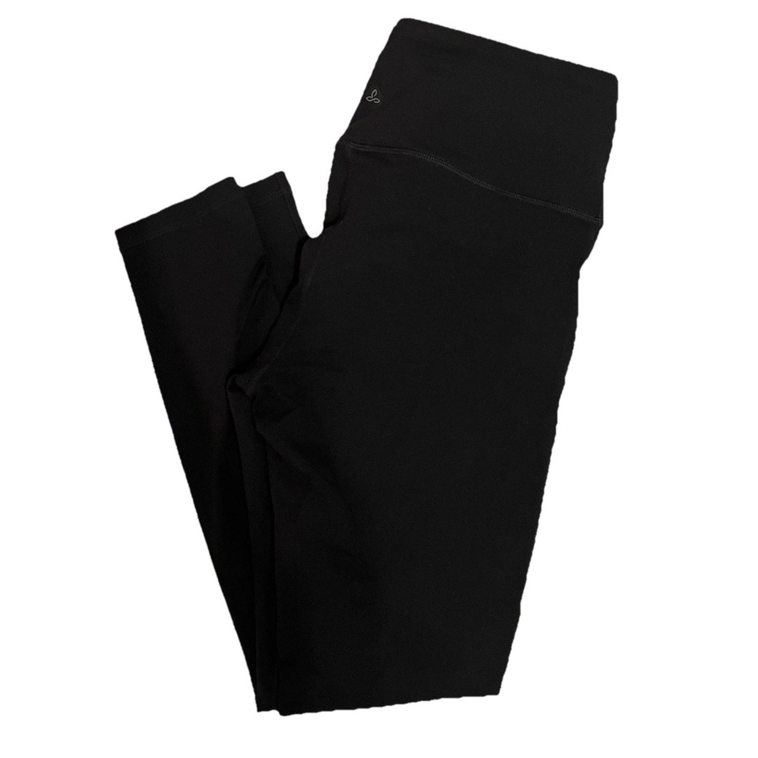 Prana Transform High Waist Yoga Leggings Women's MEDIUM Black compression 28”