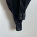 Free People Larissa Snap Button Tank Bodysuit in Black