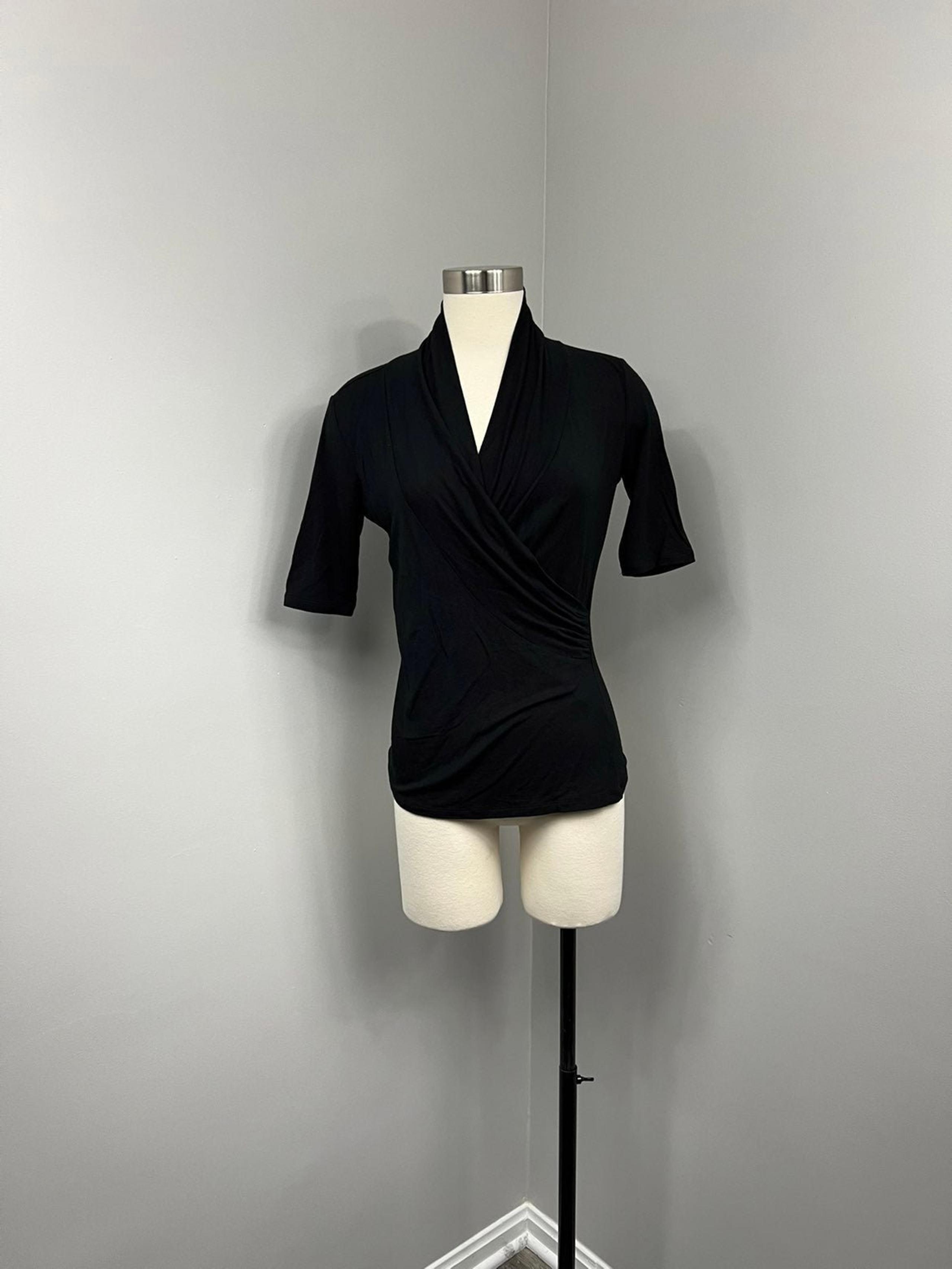 Saks Fifth Ave Black Blouse
