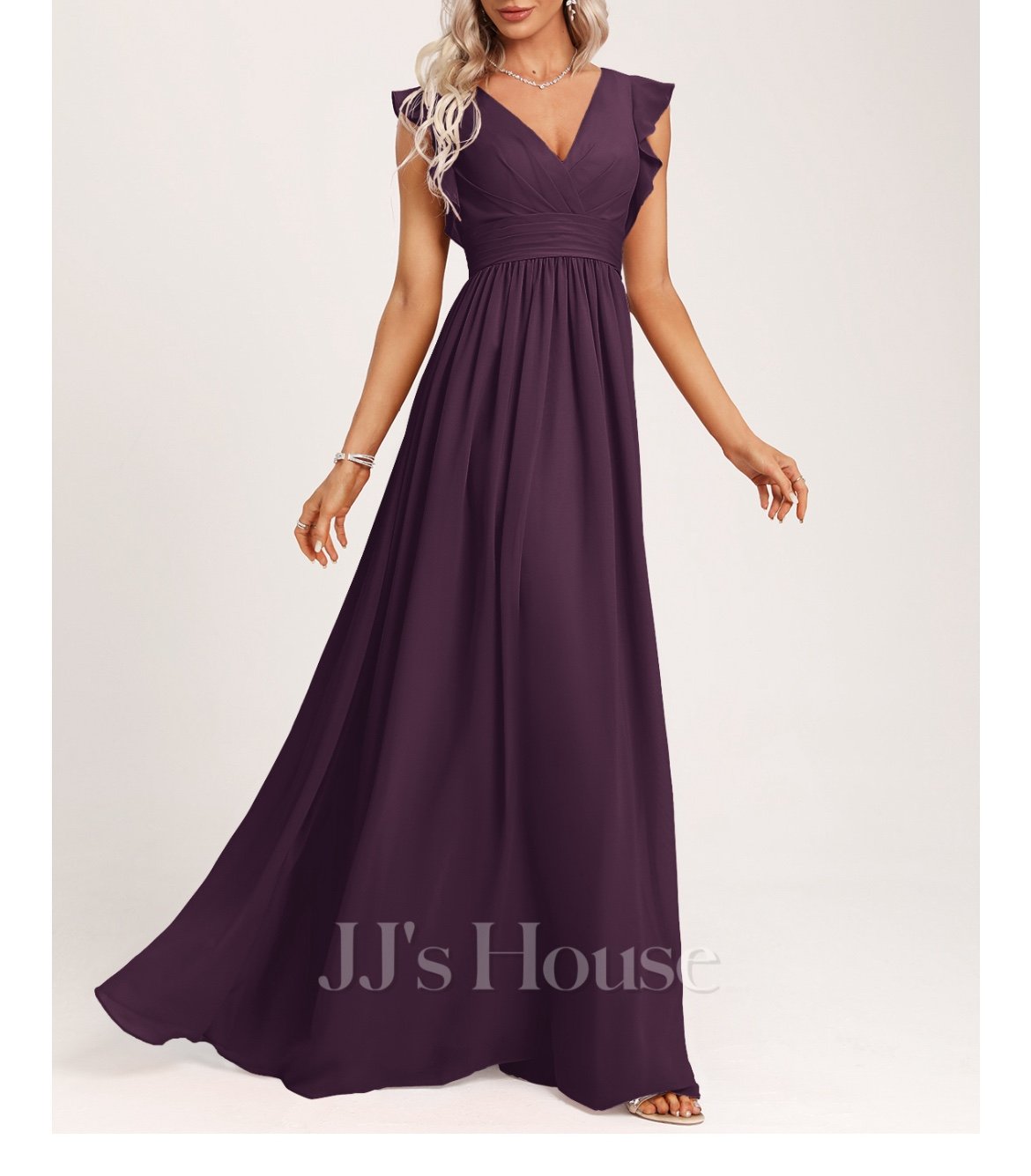 Sheath/Column Asymmetrical Floor-Length Stretch Crepe Evening Dress With Pleated