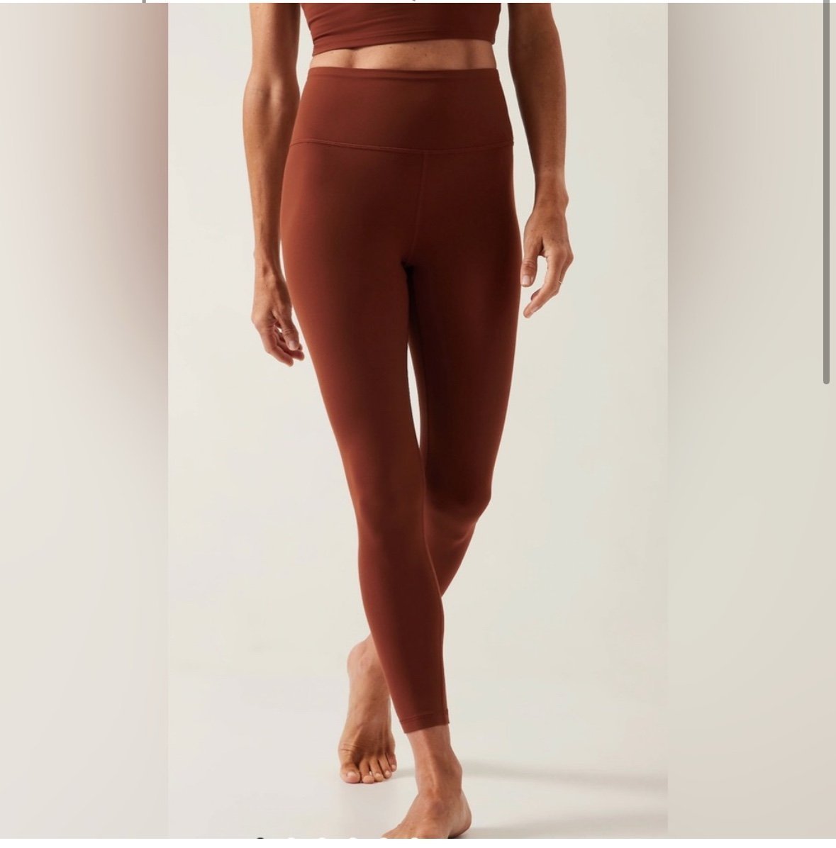 ATHLETA Ultra High Rise Elation 7/8 Tight Ancient Mahogany Small