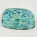 Set of 4 gemstone looking flat glass paperweights leftover glass slag