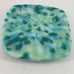 Set of 4 gemstone looking flat glass paperweights leftover glass slag