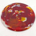 Set of 4 gemstone looking flat glass paperweights leftover glass slag