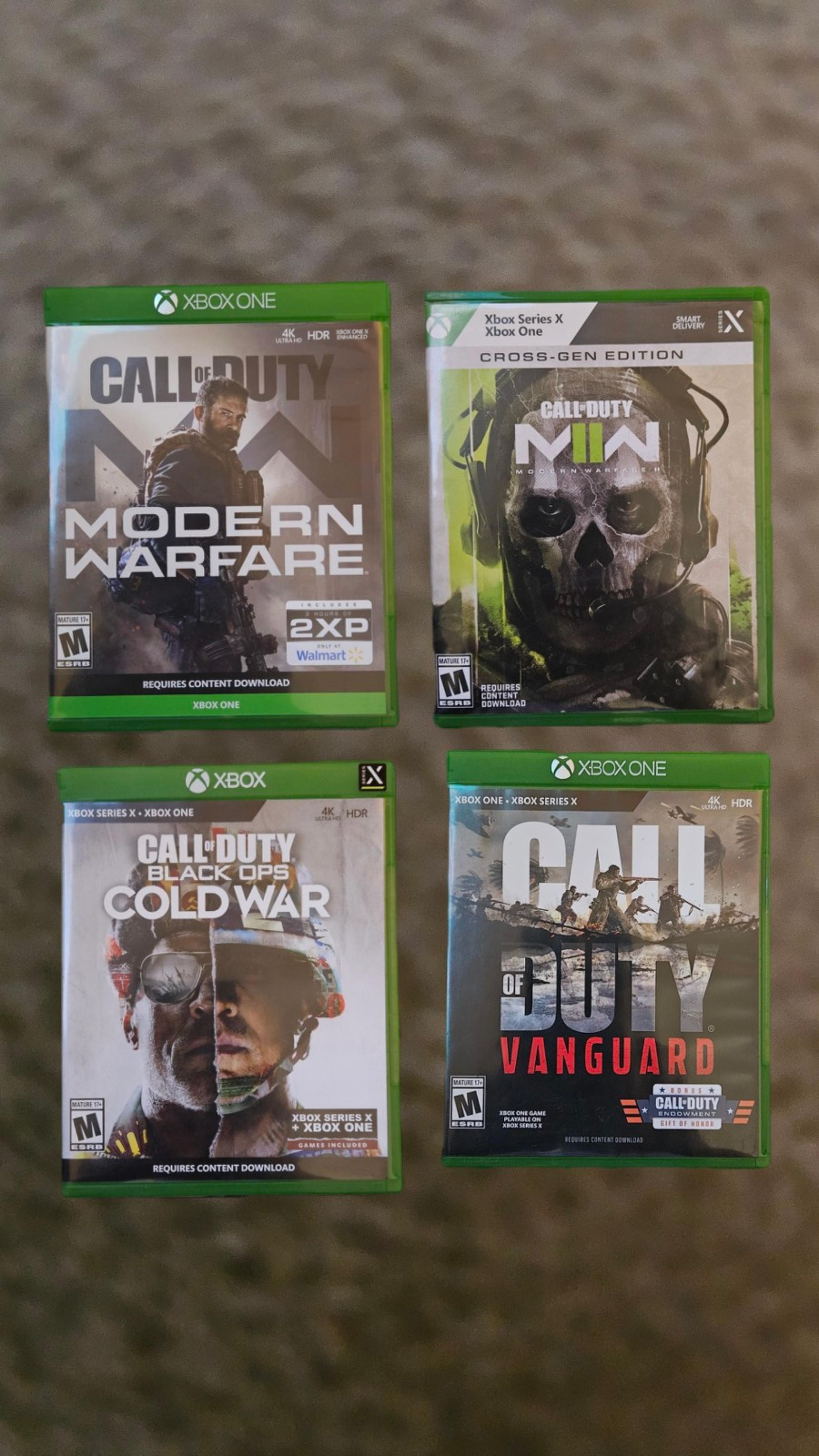4 Call of Duty Games + Battlefield 1 For Xbox One