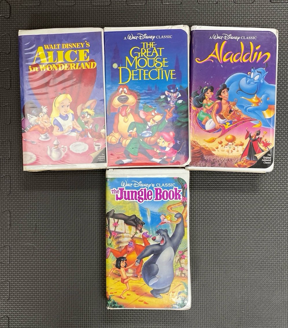 Disney Black Diamond Classics DVD’s