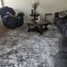 Collection Accent Rug - 4' x 6', Navy & Grey, Modern Abstract