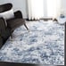 Collection Accent Rug - 4' x 6', Navy & Grey, Modern Abstract