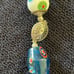 Tribal Turkoman High Priestess Milk Lampwork Art Glass Bead Necklace