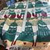 Crown Crafts Cat Kitty Christmas Cotton Throw Blanket VTG Rare