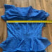Lily Pulitzer Josey Dress Blue Eyelet Lace One Shoulder size 6 NWT