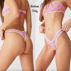 Frankies Bikinis FULL MOON MICRO Bikini Bottom {L}