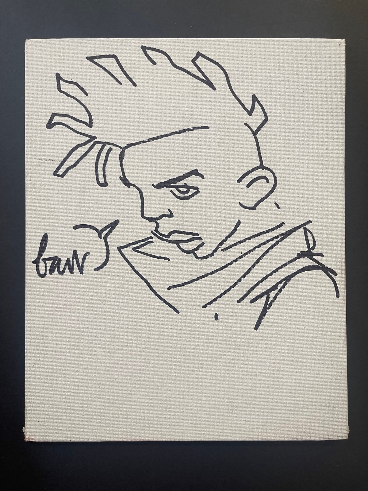 BARTH MAUNOURY 8X10 ORIGINAL SKETCH ARCANE EKKO PICTURE PROOF RARE