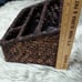 Vintage Rectangle Wicker / Rattan Woven Desk Organizer 4 Section