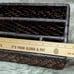 Vintage Rectangle Wicker / Rattan Woven Desk Organizer 4 Section
